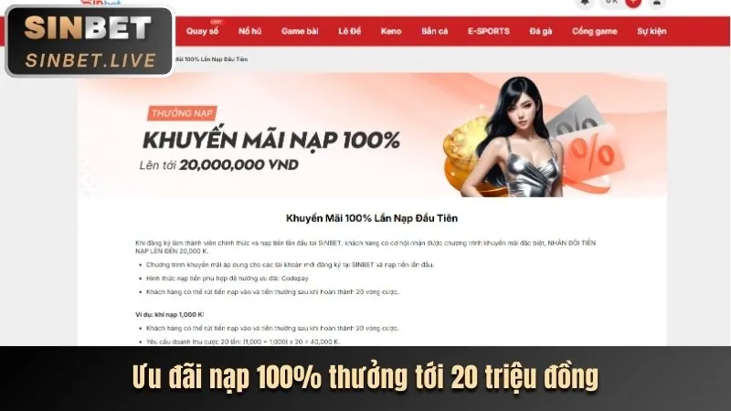 Khuyến mãi nạp lần đầu